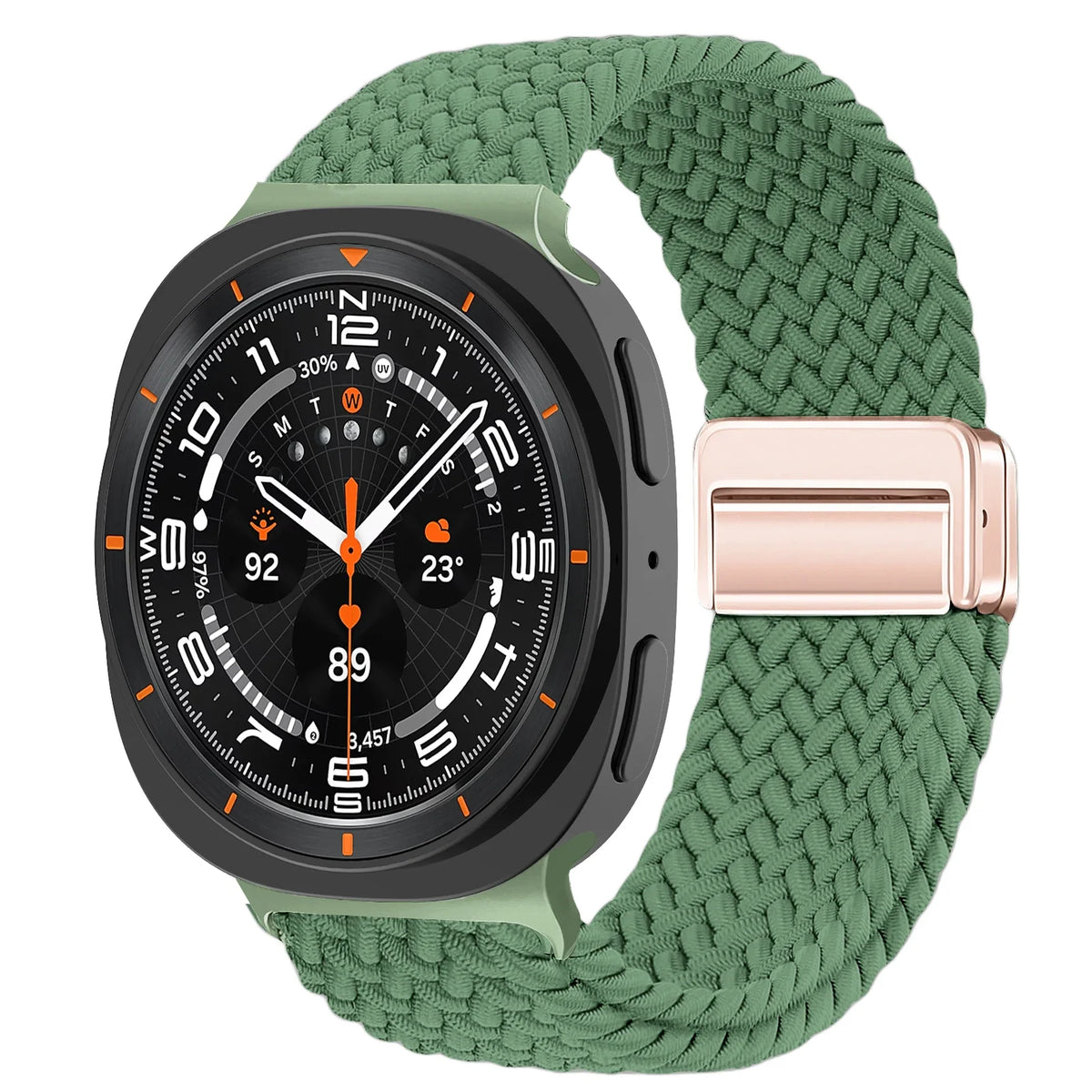 Samsung Galaxy Watch8, 8 Classic & 9 Braided Band, Adjustable Buckle