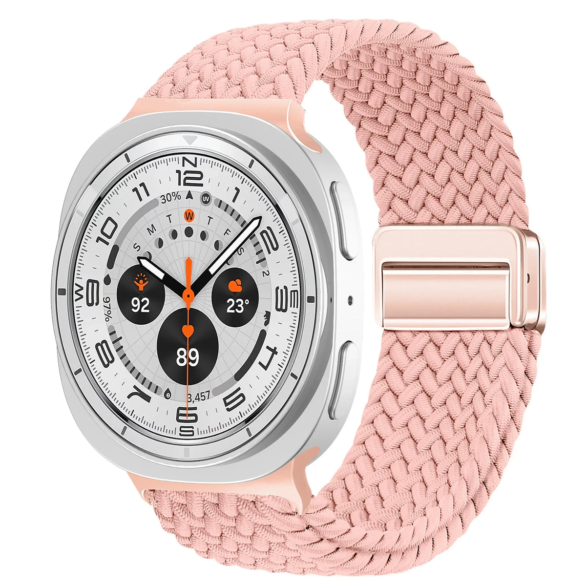 Samsung Galaxy Watch8, 8 Classic & 9 Braided Band, Adjustable Buckle