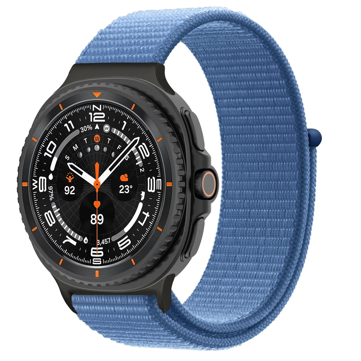Samsung Galaxy Watch8, 8 Classic & 9 Nylon Hook-and-Loop Sport Band