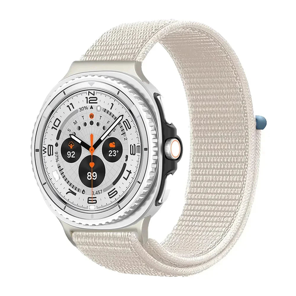 Samsung Galaxy Watch8, 8 Classic & 9 Nylon Hook-and-Loop Sport Band
