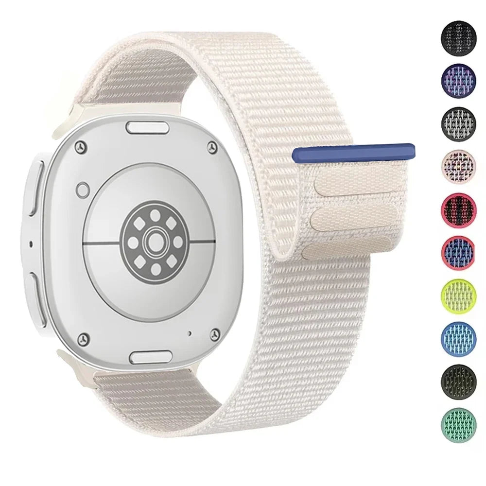 Samsung Galaxy Watch8, 8 Classic & 9 Nylon Hook-and-Loop Sport Band