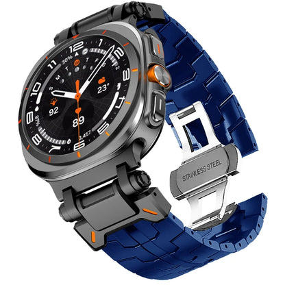 Samsung Galaxy Watch8, 8 Classic & 9 Steel Link Band, Stripe Options