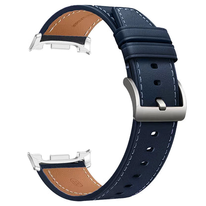 Samsung Galaxy Watch8, 8 Classic & 9 Smooth Stitched Leather Band