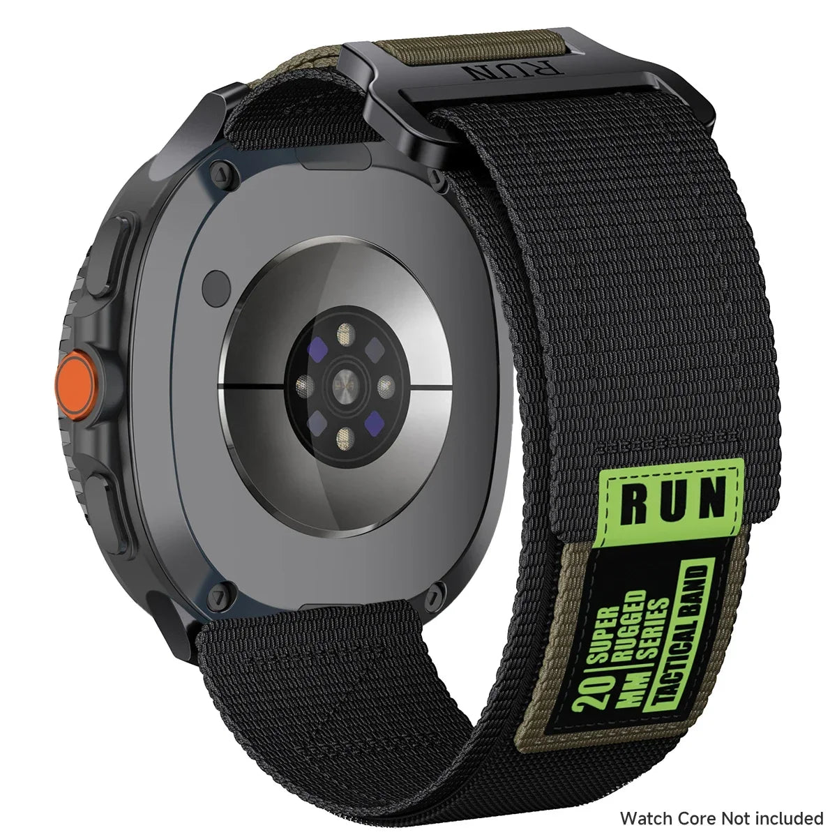 Samsung Galaxy Watch8, 8 Classic & 9 Rugged Nylon Band, RUN Label