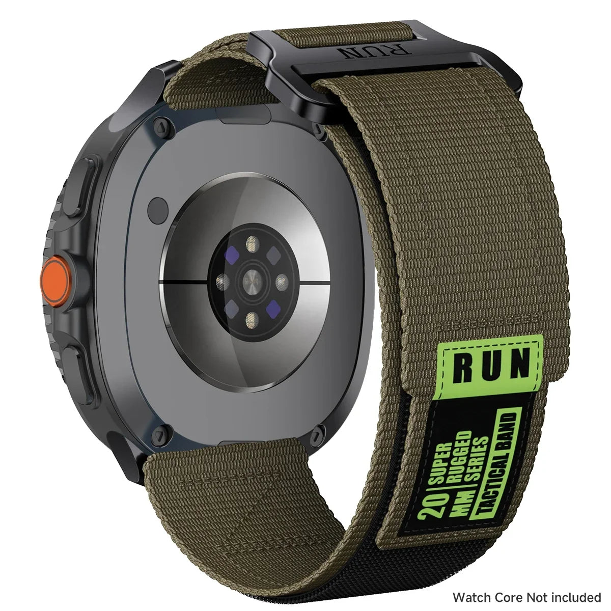 Samsung Galaxy Watch8, 8 Classic & 9 Rugged Nylon Band, RUN Label