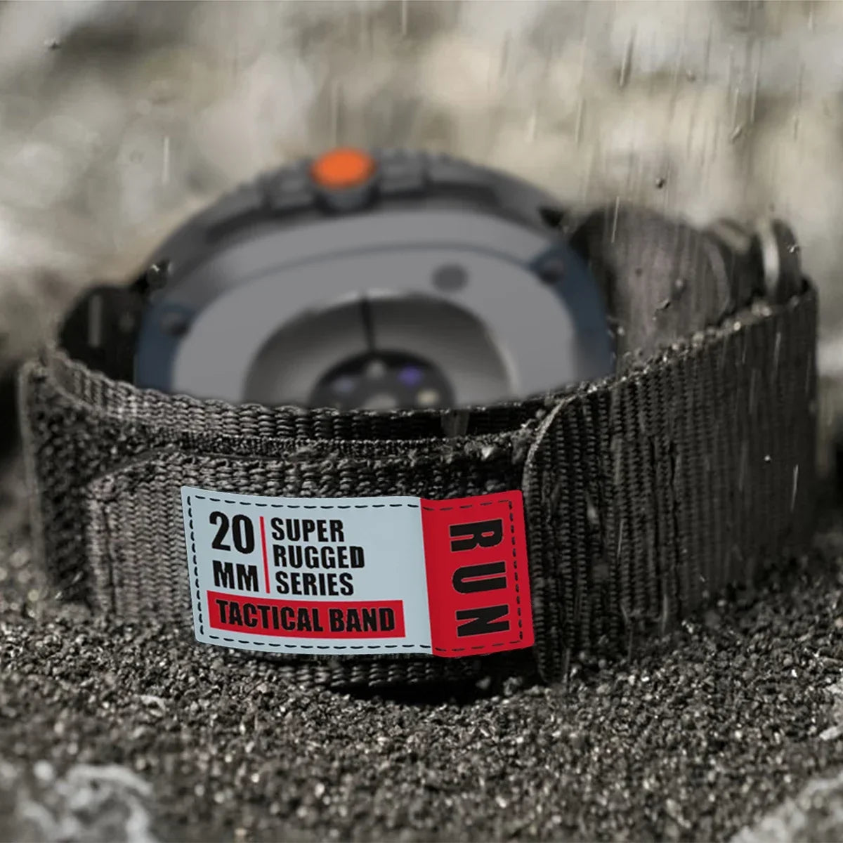 Samsung Galaxy Watch8, 8 Classic & 9 Rugged Nylon Band, RUN Label