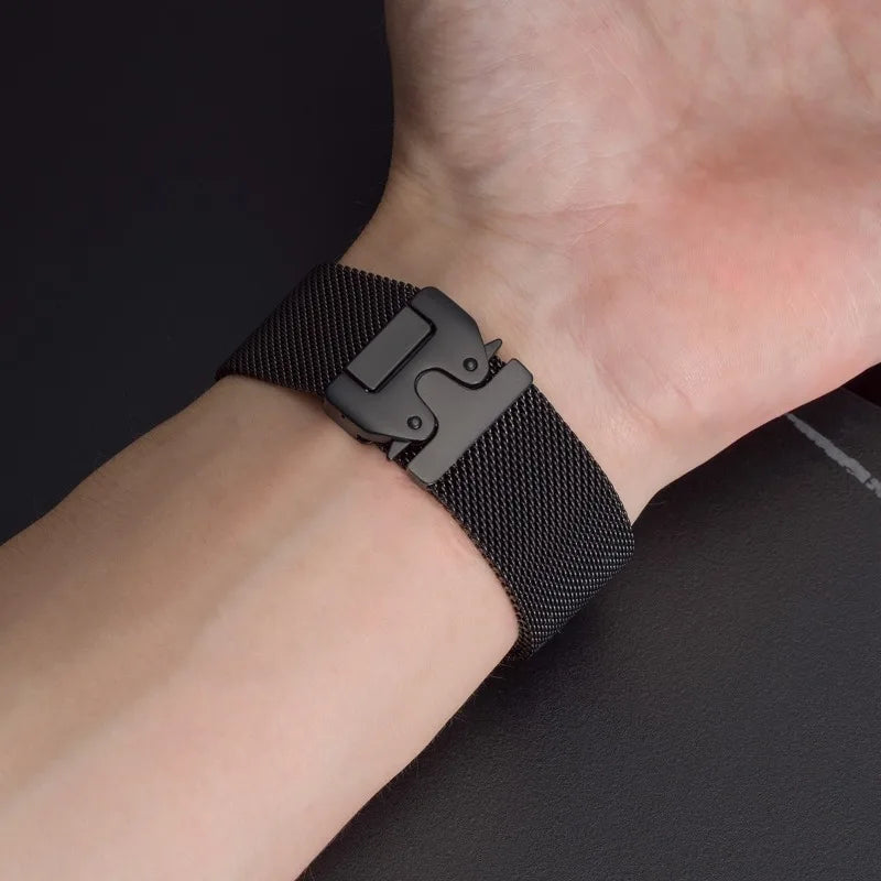 Samsung Galaxy Watch8, 8 Classic & 9 Milanese Mesh Band, Hook Clasp