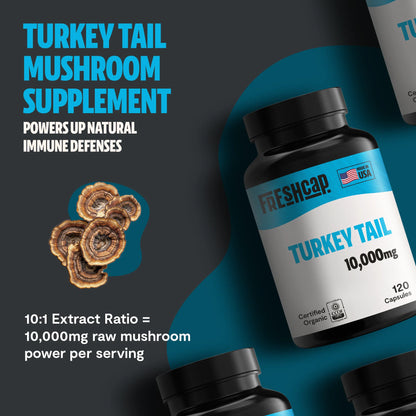 Turkey Tail Mushroom Extract Capsules - Triathlete Store