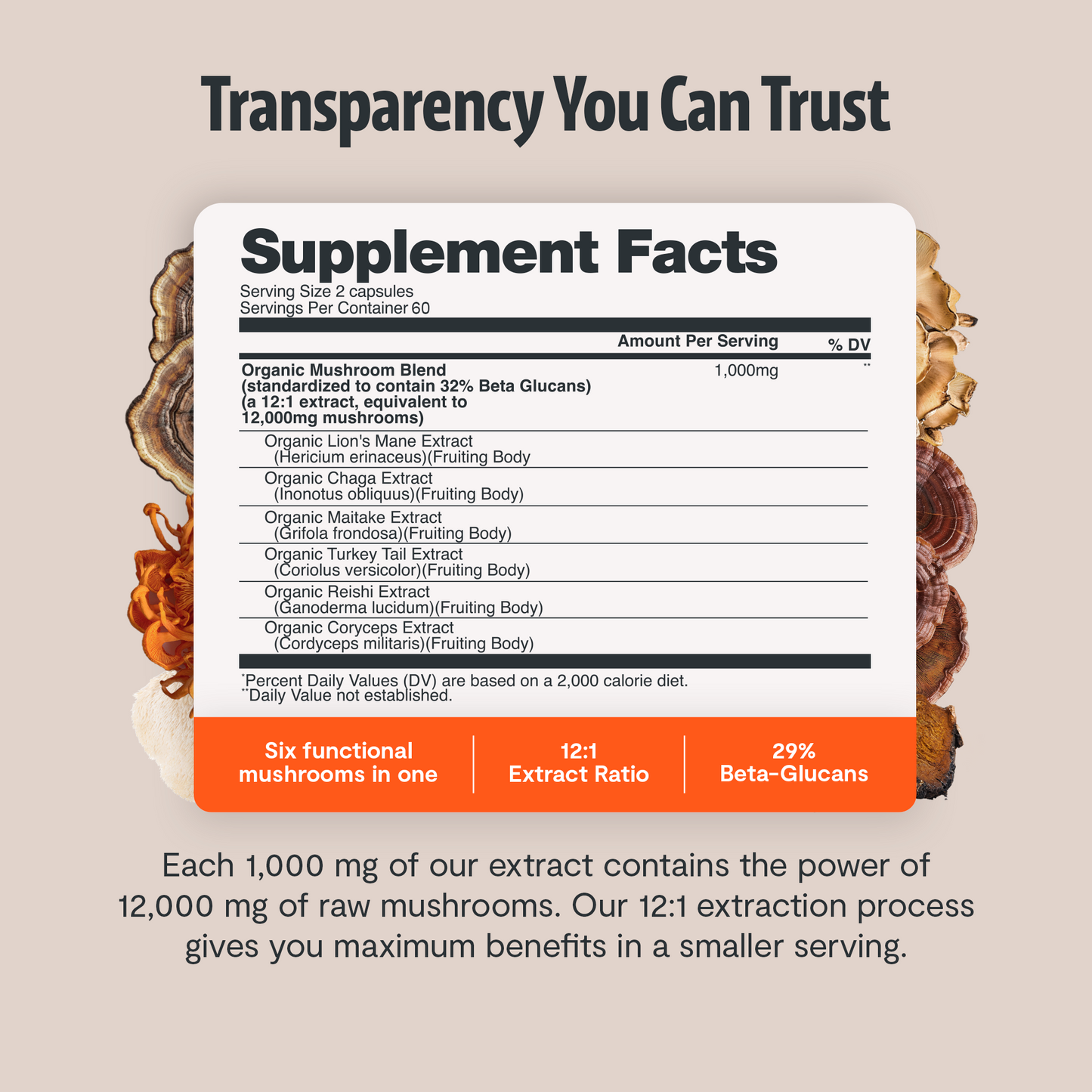 Ultimate Mushroom Complex Capsules - Triathlete Store