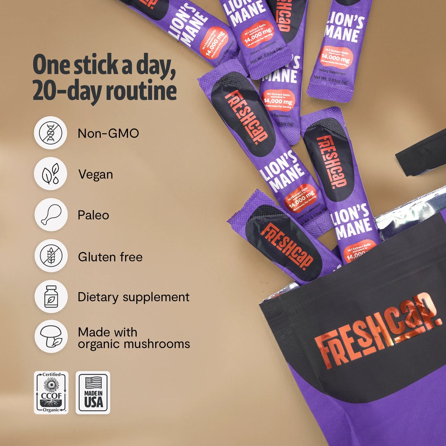 Lion's Mane Mushroom Extract Powder