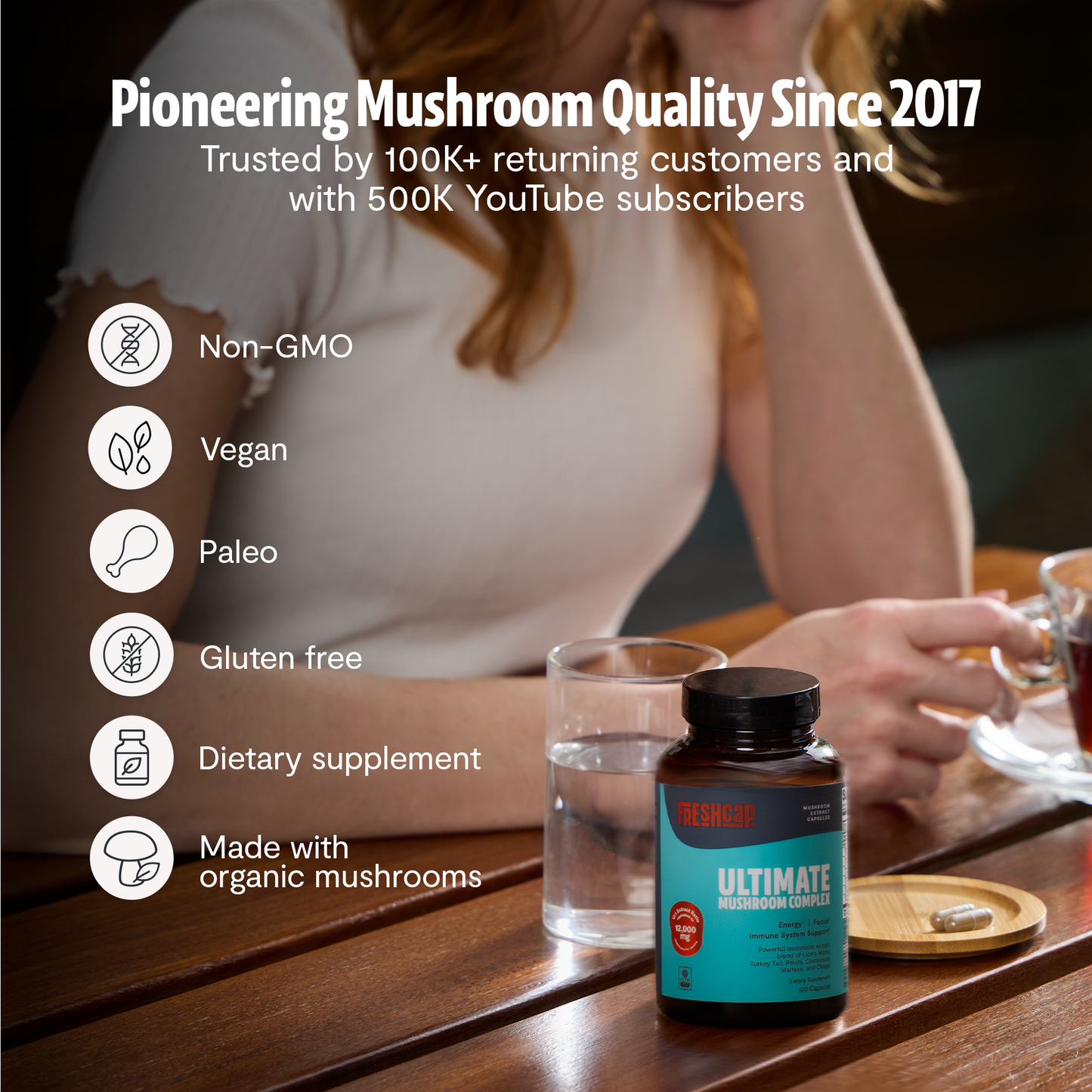 Ultimate Mushroom Complex Capsules - Triathlete Store