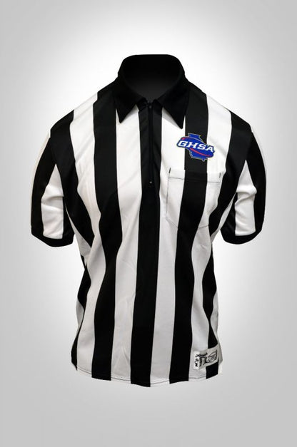 Honig's GHSA Sublimated 2" Short Sleeve Ultra Tech Football & Lacrosse Shirt With Flag.