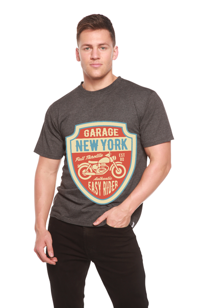 Garage New York Men's Bamboo Viscose/Organic Cotton Short Sleeve Graphic T-Shirt