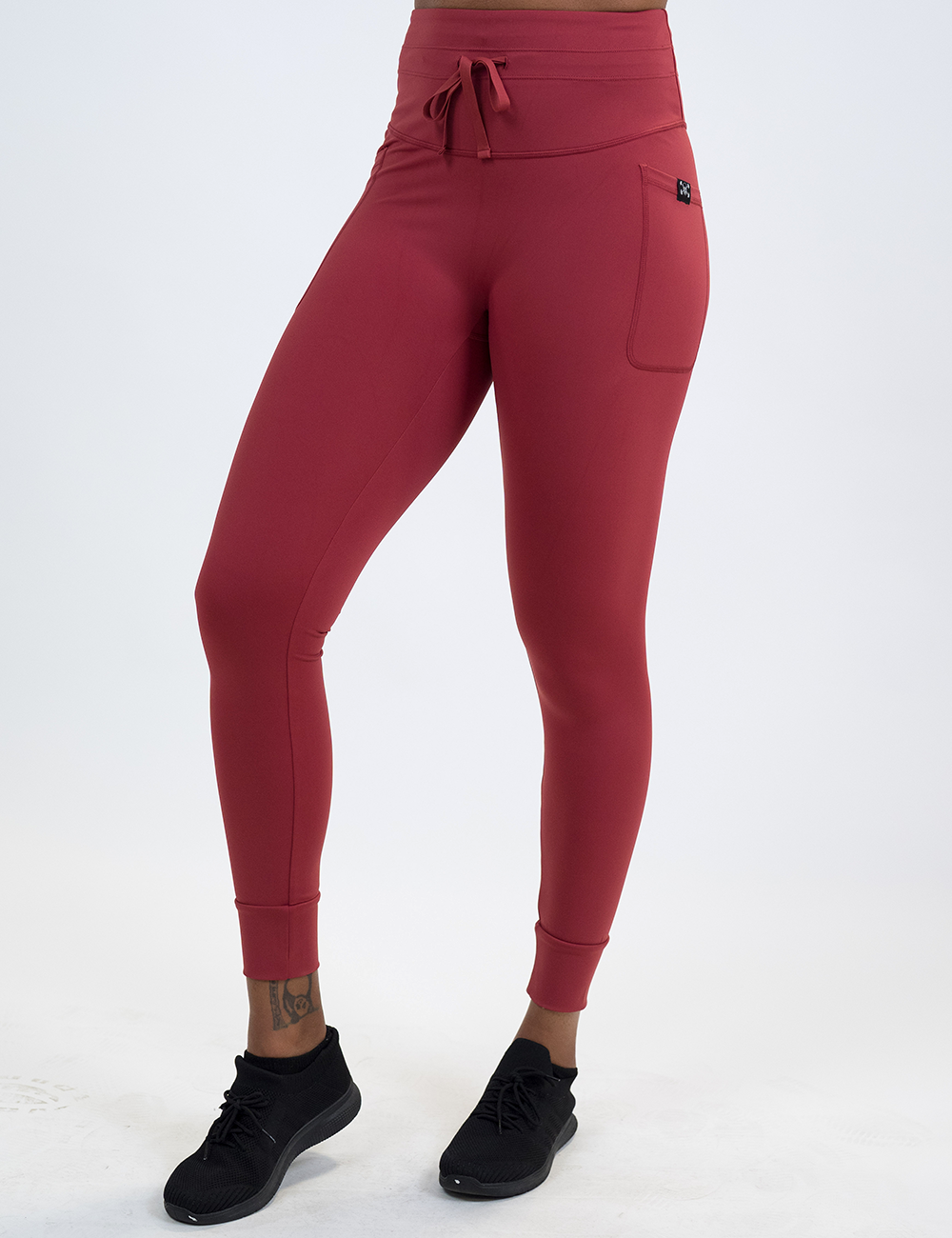 Omni Leggings | Garnet Red