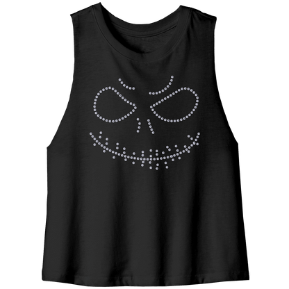 Rhinestone Sparkle Monster Tee Shirt Crew Neck, V Neck, Tank Top