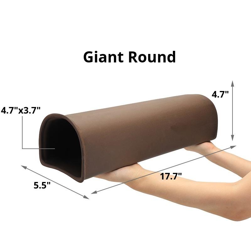 Terracotta Rounded Tunnel Caves