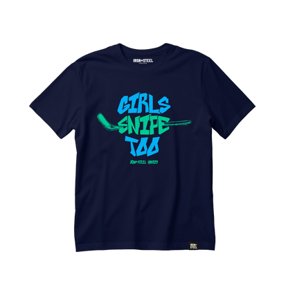 Girls Snipe Too Hockey Tee