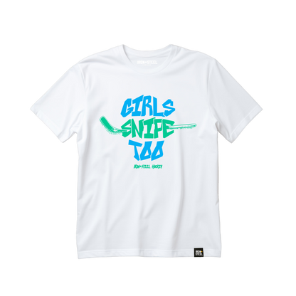 Girls Snipe Too Hockey Tee