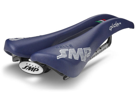 Selle SMP Glider Saddle with Carbon Rails (Blue)
