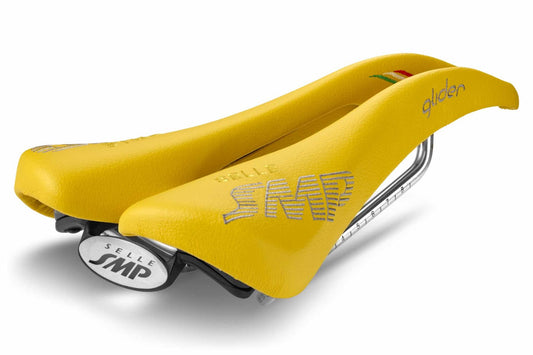 Selle SMP Glider Saddle with Steel Rails (Yellow)