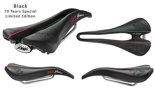 Selle SMP Glider Saddle with Steel Rails (70th Anniversary Black)