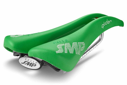 Selle SMP Glider Saddle with Steel Rails (Green)
