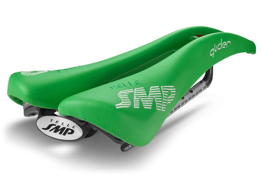 Selle SMP Glider Saddle with Carbon Rails (Green)