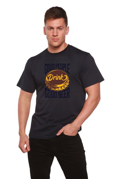 Good People Men's Bamboo Viscose/Organic Cotton Short Sleeve Graphic T-Shirt