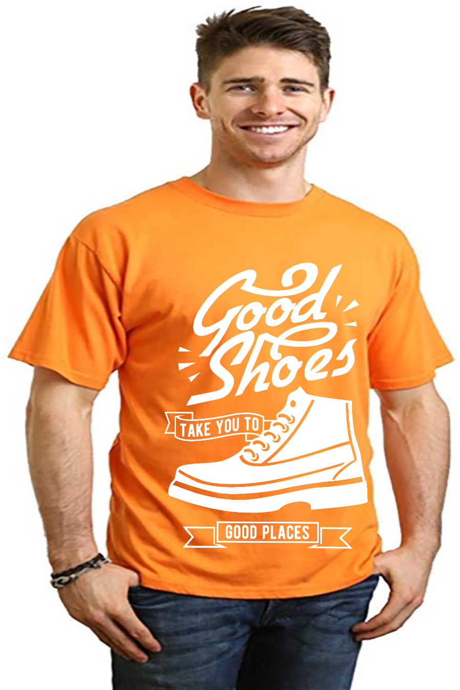 Good Shoes Men's Bamboo Viscose/Organic Cotton Short Sleeve Graphic T-Shirt