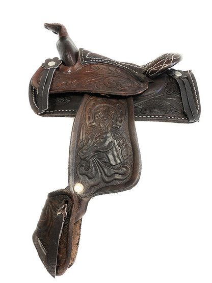 AJ Tack 5" Seat Decorative Western Saddle