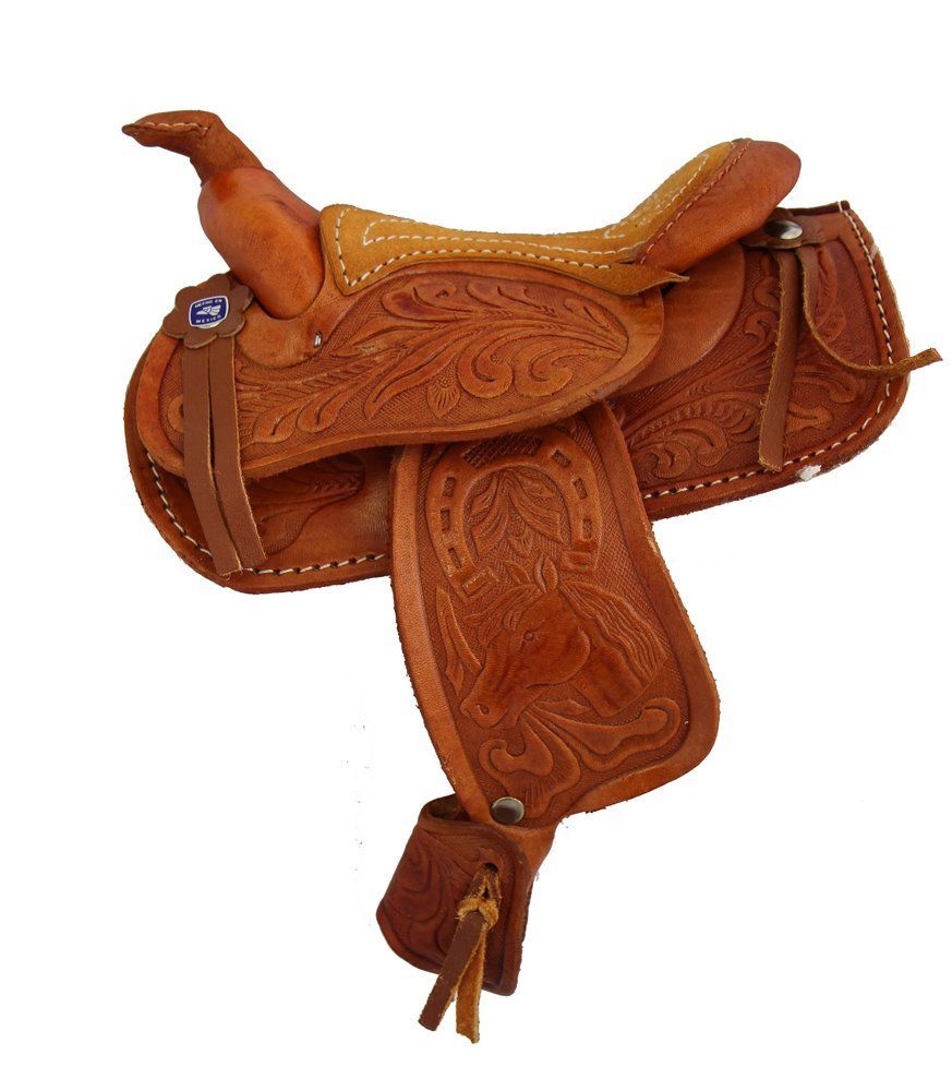 AJ Tack 5" Seat Decorative Western Saddle