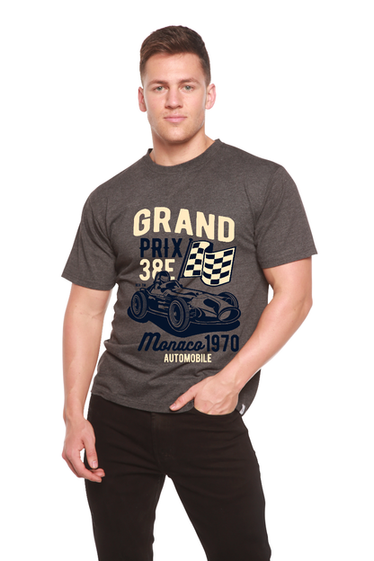 Grand Prix Men's Bamboo Viscose/Organic Cotton Short Sleeve Graphic T-Shirt