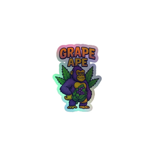 Grape Ape Holographic stickers