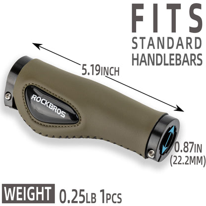 ROCKBROS Bike Handle Grips Ergonomics Design Soft Gel Dual Lock - Triathlete Store