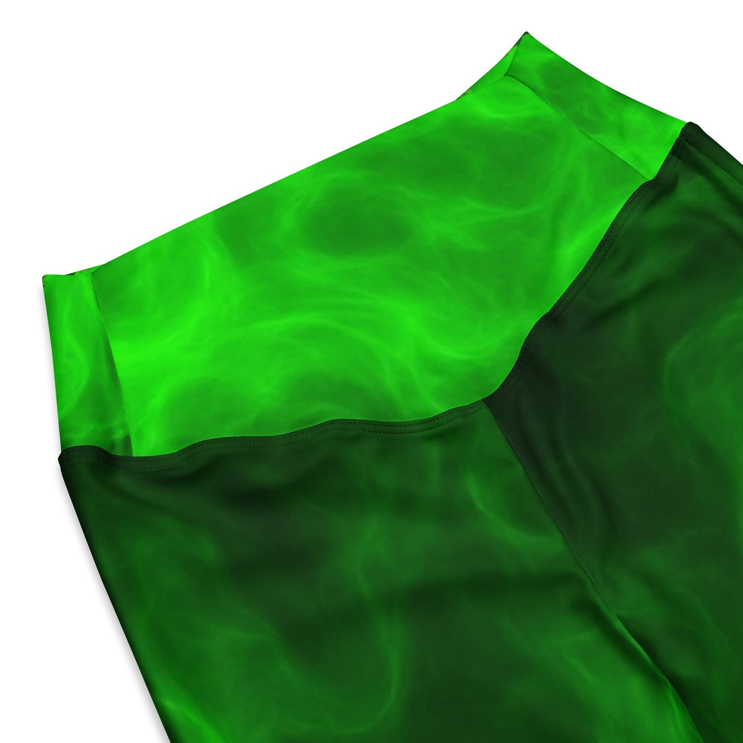 Green smoke Flare leggings