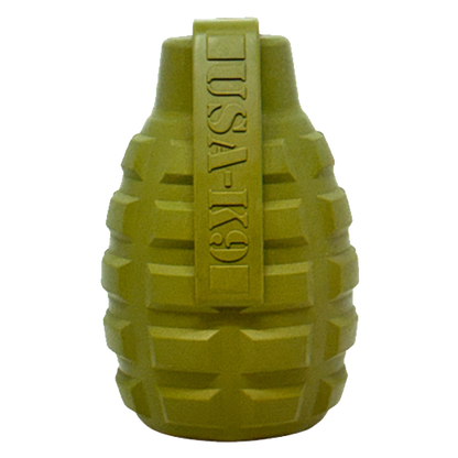 Grenade eDispenser Durable Dog Chew Toy & Treat Dispenser