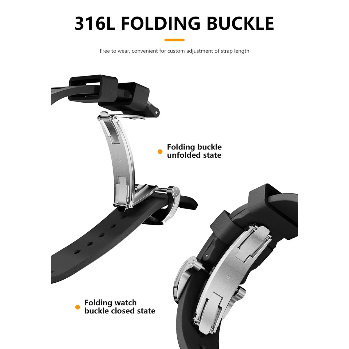 Silicone Apple Watch Band Series 11/10/9/8/7/6/5/4/ SE / Ultra 1/2/3