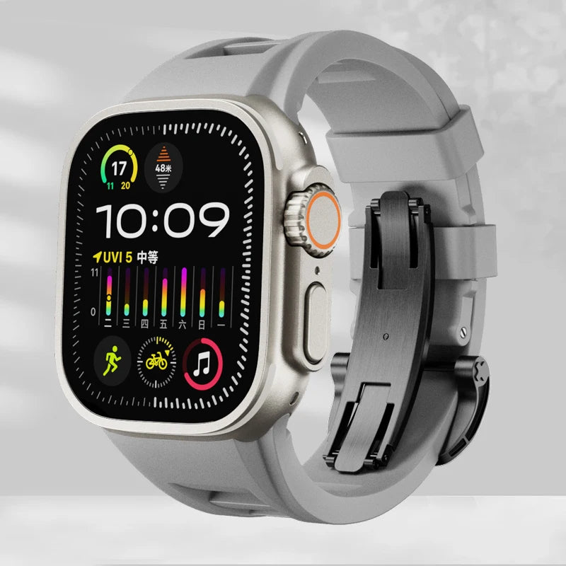 Silicone Apple Watch Band Series 11/10/9/8/7/6/5/4/ SE / Ultra 1/2/3