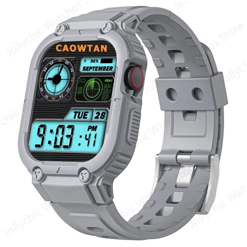 Sport Clear Apple Watch Band+Case