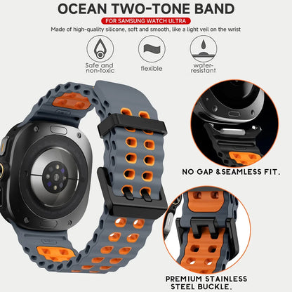 Silicone Samsung Galaxy Ultra Watch Band 47MM