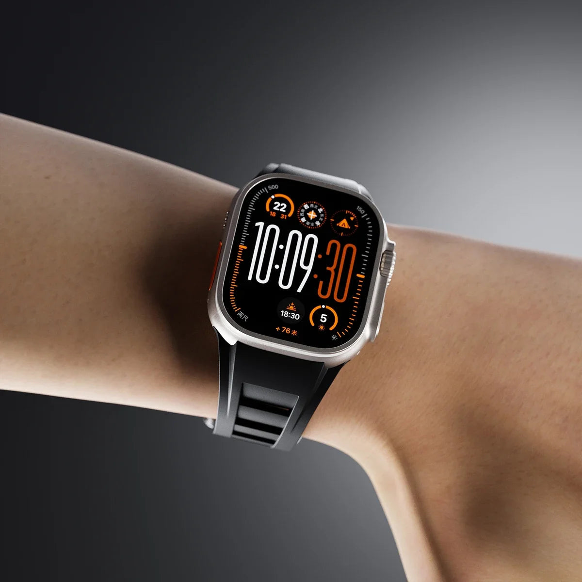 Silicone Apple Watch Band Series 11/10/9/8/7/6/5/4/ SE / Ultra 1/2/3