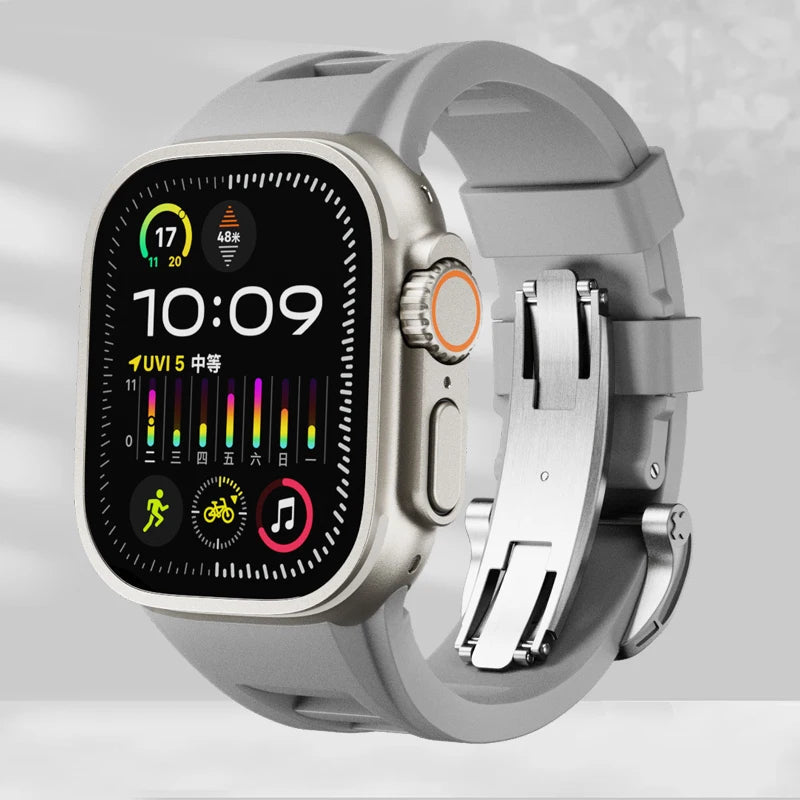 Silicone Apple Watch Band Series 11/10/9/8/7/6/5/4/ SE / Ultra 1/2/3