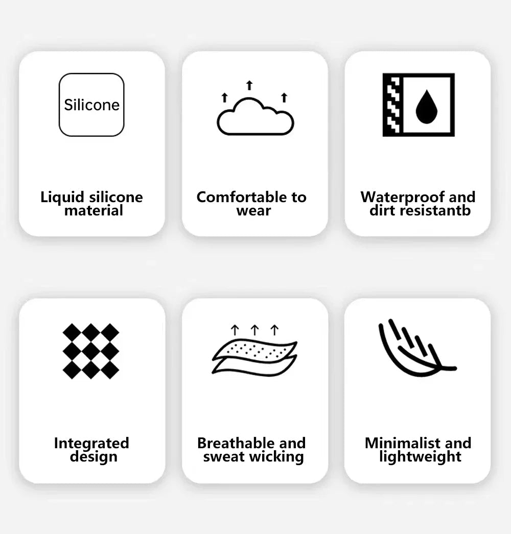 Silicone Apple Watch Band Series 11/10/9/8/7/6/5/4/ SE / Ultra 1/2/3