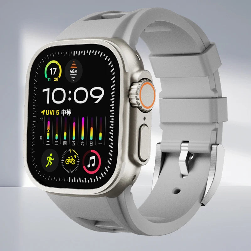 Silicone Apple Watch Band Series 11/10/9/8/7/6/5/4/ SE / Ultra 1/2/3