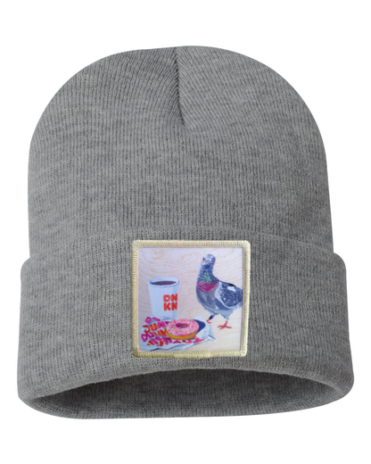 Pigeons Run on Donuts Beanie