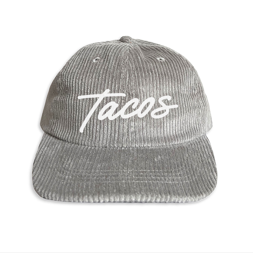 Tacos Cursive Corduroy Cap
