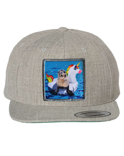 Heather Grey Snapback