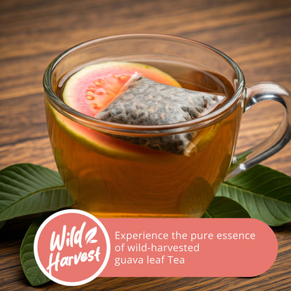 Guava Leaf Tea - 50 Bags, 100% Pure Guava Leaves (Té De Hoja de Guayaba ) Stress Relieving, Herbal Tea- Non-GMO, Vegan, Caffeine-Free