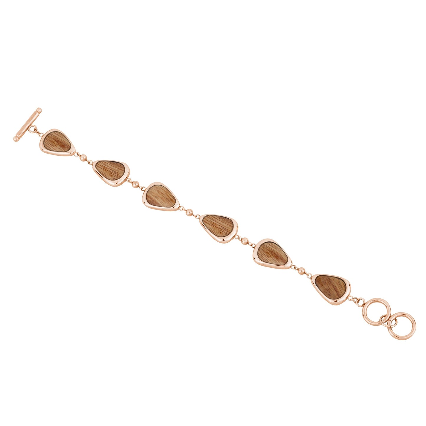 Gum Burl Drop Bracelet - Rose Gold
