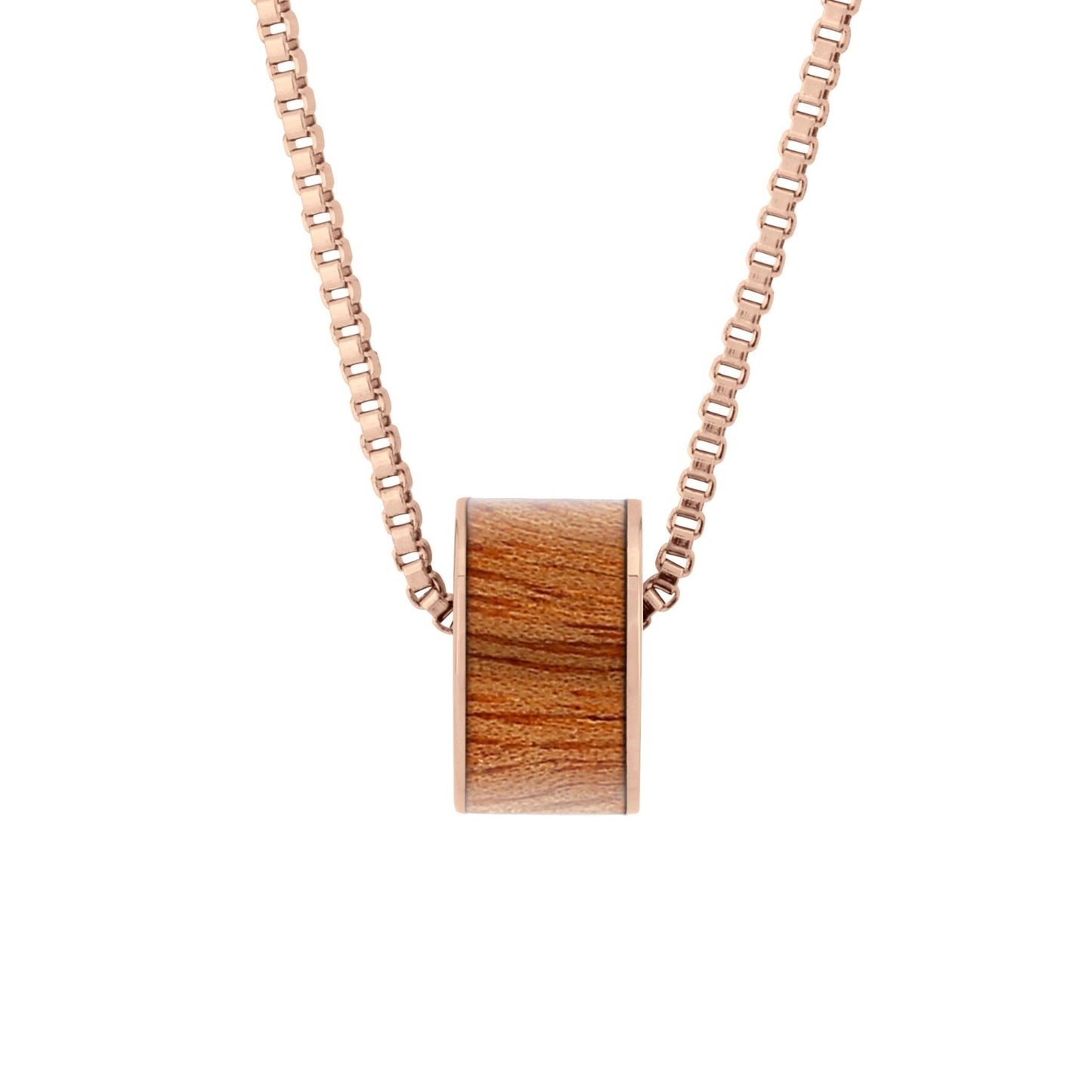 Gum Burl Wide Barrel - Rose Gold